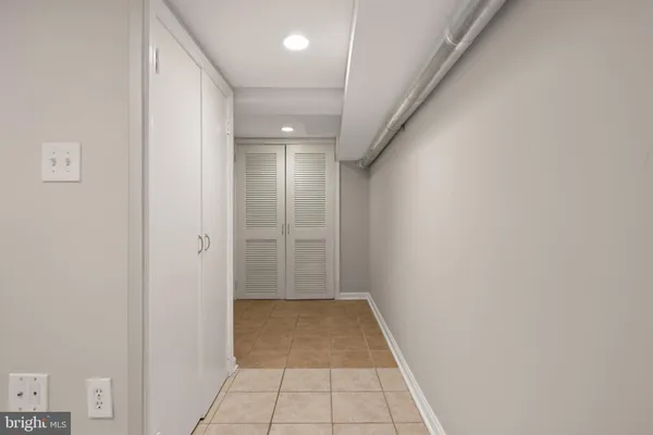 a view of a building with a street