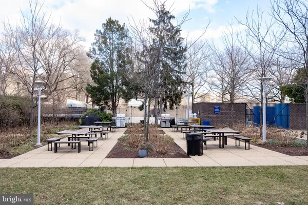 a front view of a building with glass windows