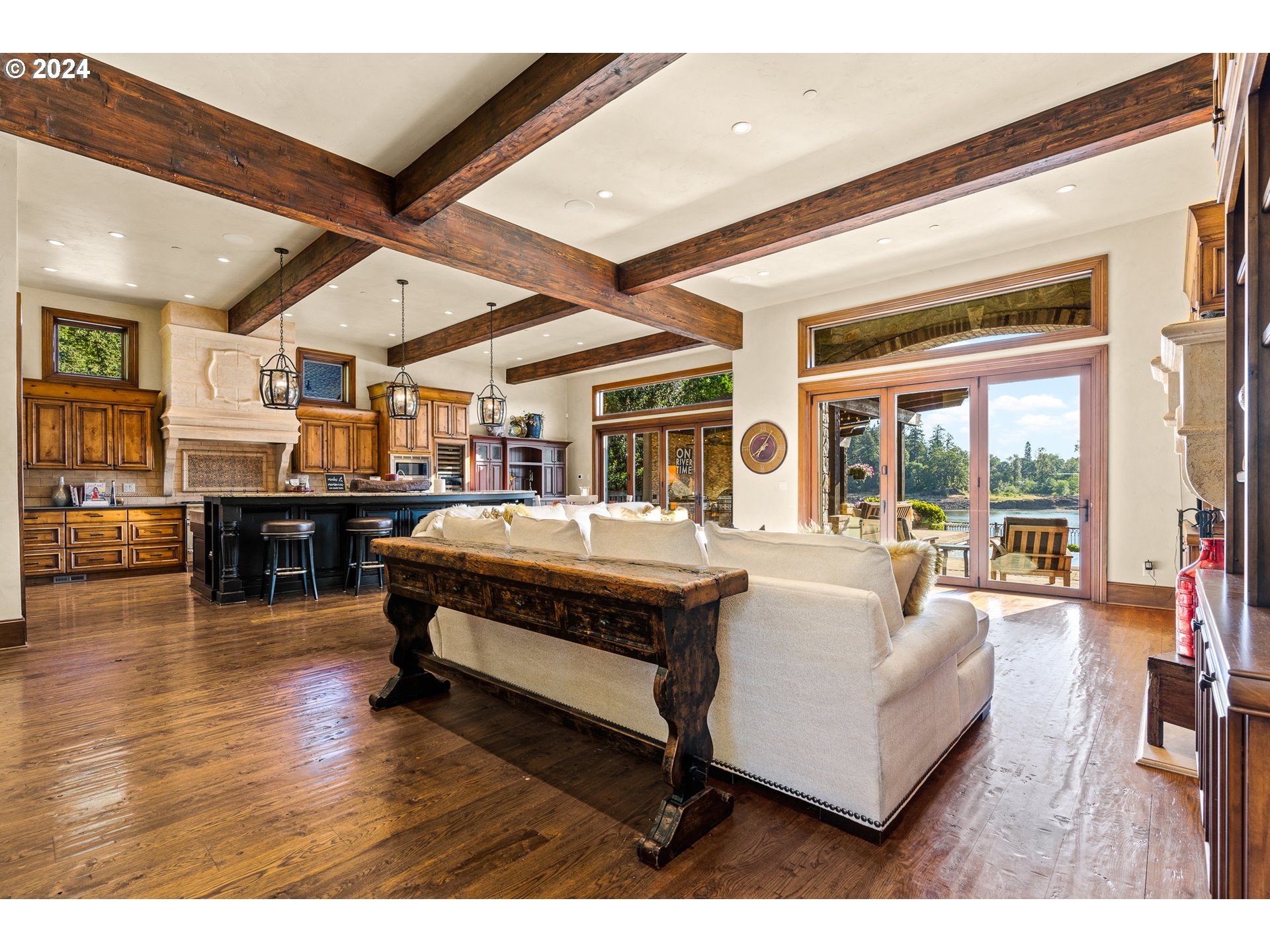 12780 South Fielding Road Lake Oswego, OR 97034 - Photo 12 of 48 a bedroom with furniture and a large window