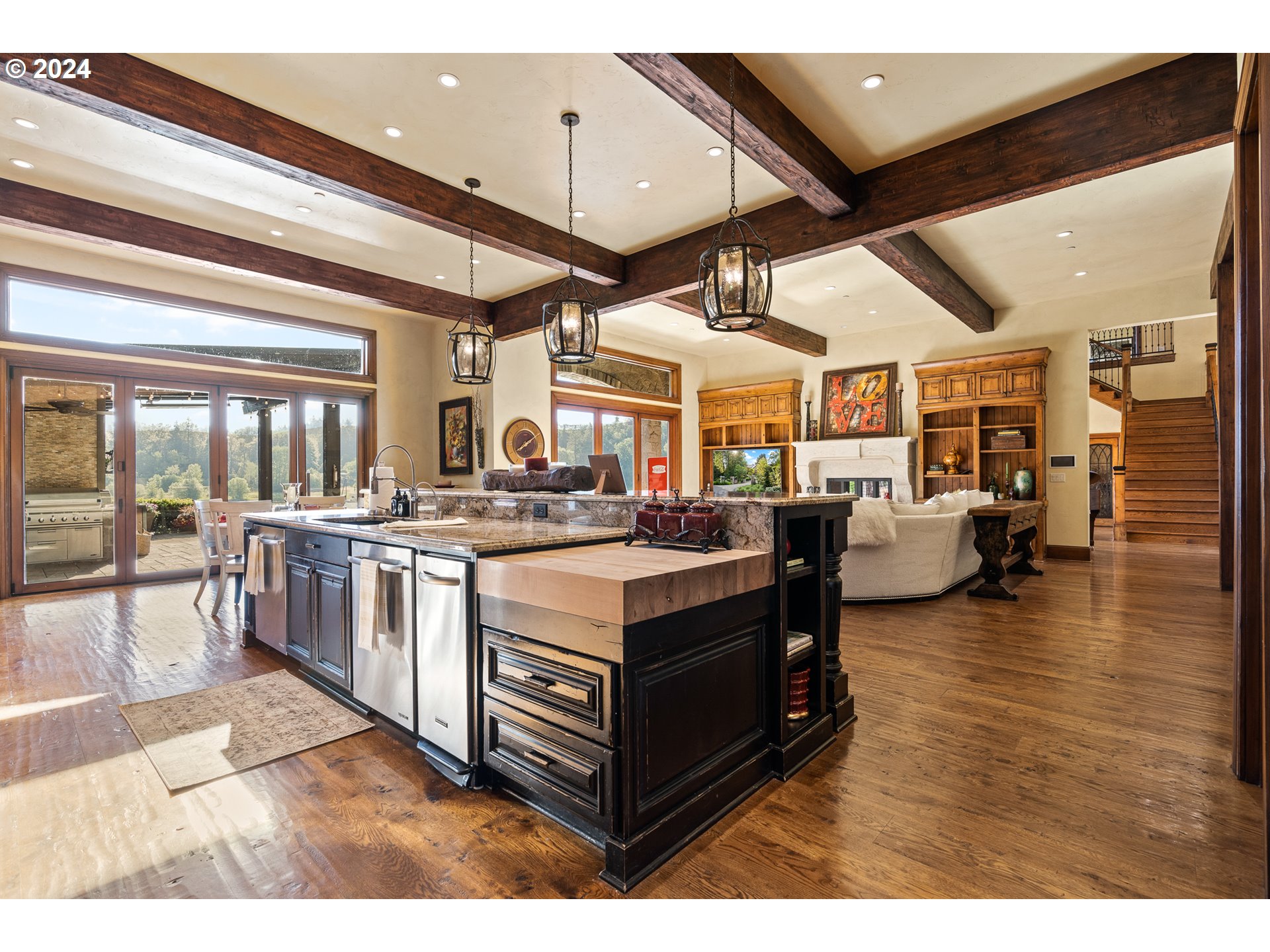 12780 South Fielding Road Lake Oswego, OR 97034 - Photo 14 of 48 a living room with lots of furniture and a large window