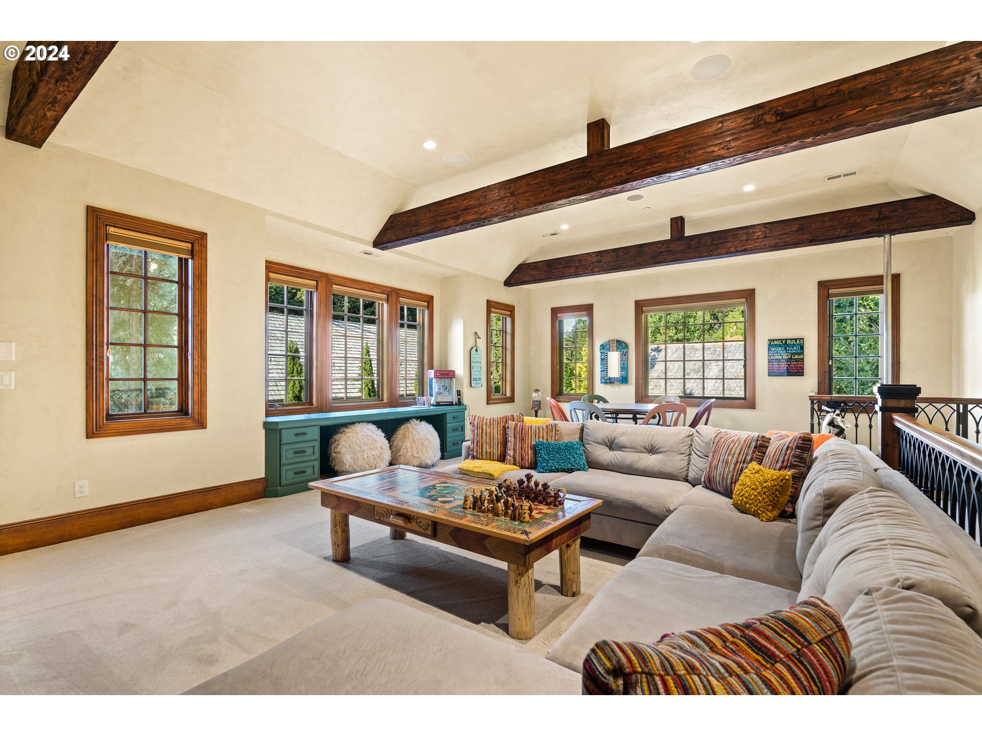 12780 South Fielding Road Lake Oswego, OR 97034 - Photo 39 of 48 a living room with furniture and a large window