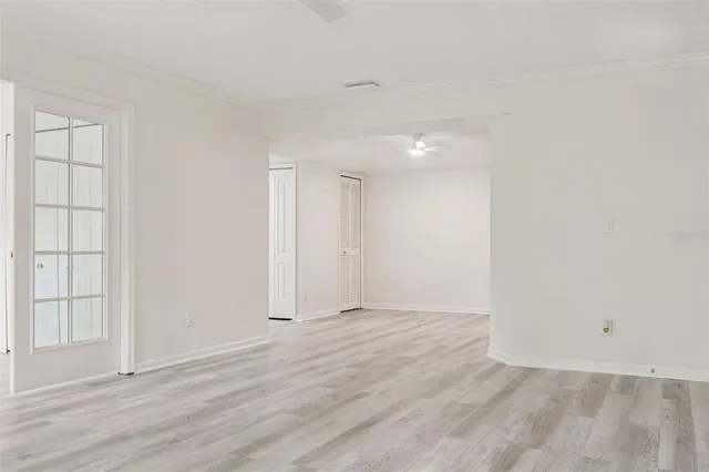 wooden floor in an empty room
