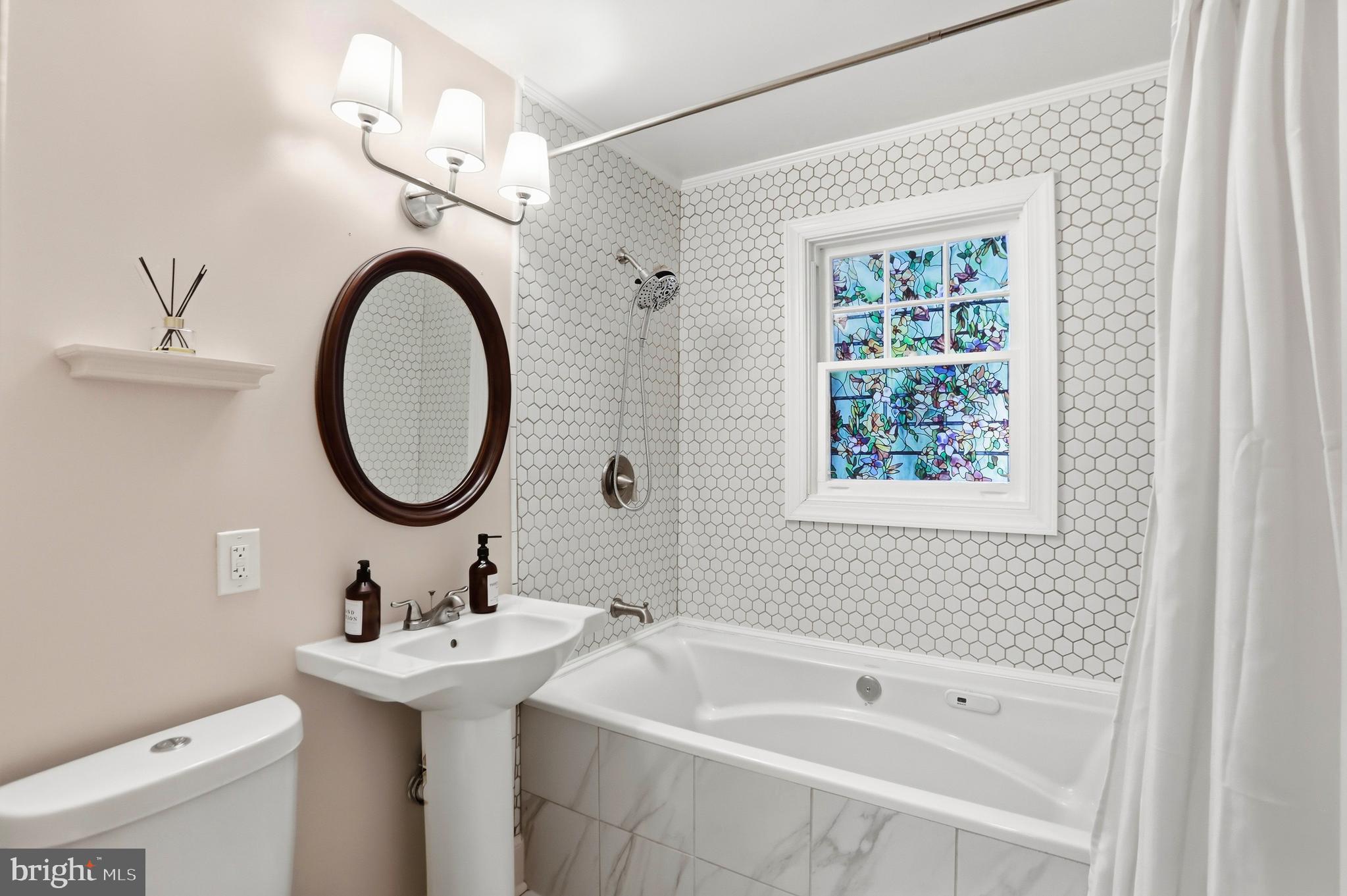 12242 Harpers Ferry Road Purcellville, VA 20132 - Photo 31 of 49 a bathroom with a sink a toilet and a mirror