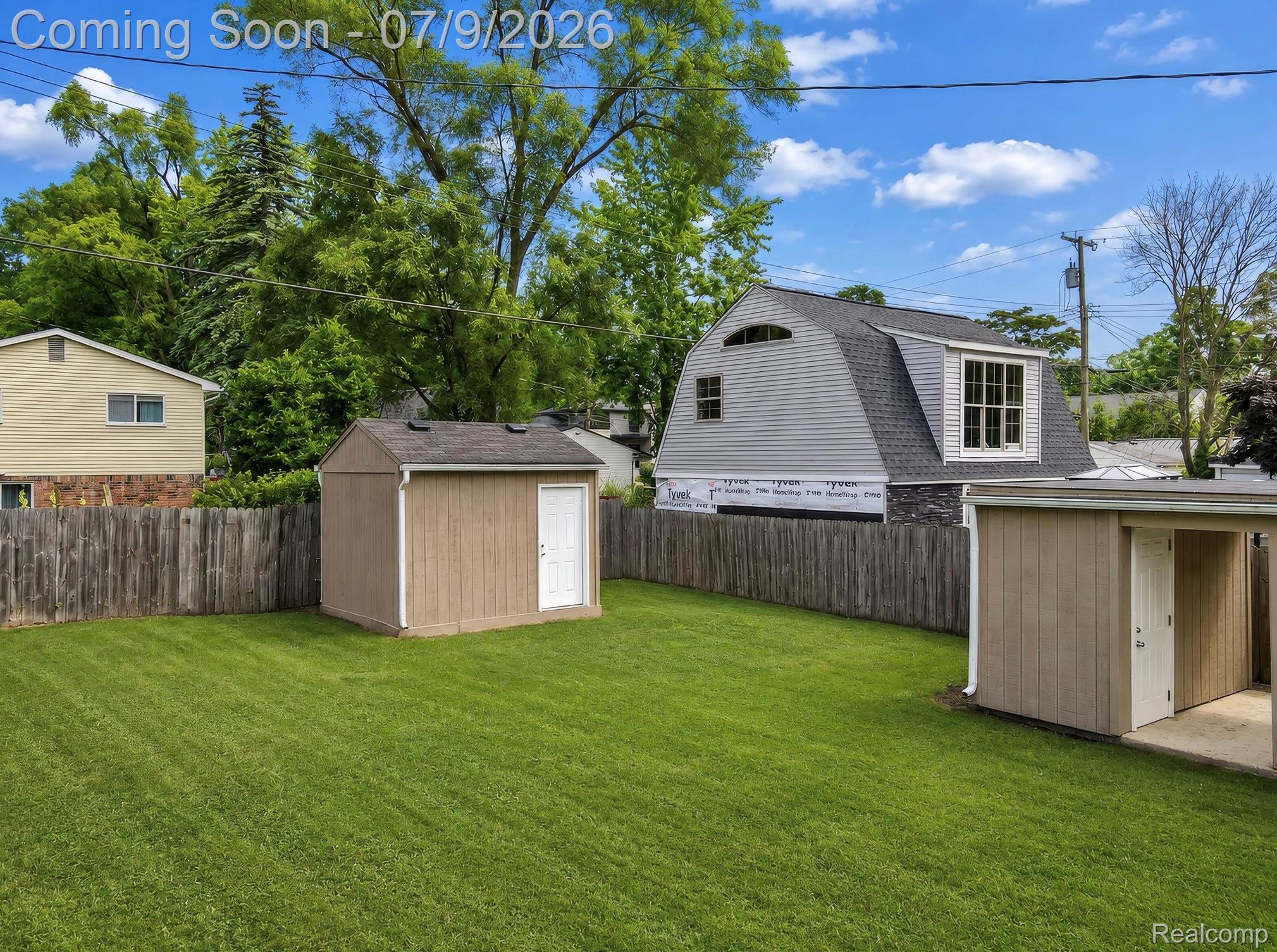610 Quarter Street Rochester, MI 48307 - Photo 34 of 43 Fenced yard with shed