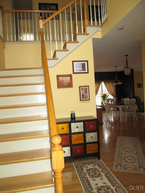 420 Ridge Lane Nazareth, PA 18064 - Photo 18 of 39 2 story open foyer with oak tread stairs to the 2n