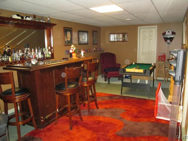 420 Ridge Lane Nazareth, PA 18064 - Photo 29 of 39 Bar area / man cave in the lower level