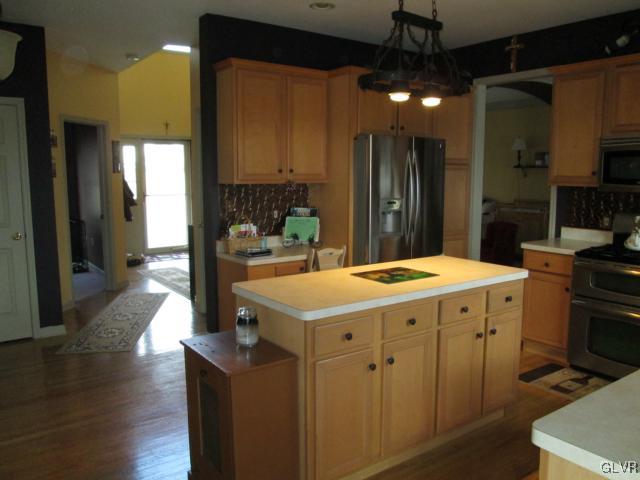 420 Ridge Lane Nazareth, PA 18064 - Photo 3 of 39 Center island anchors the kitchen - view to the fo