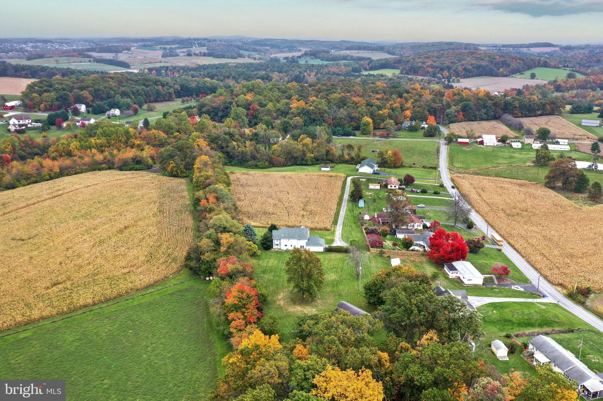 302 Pinetown Road Hanover, PA 17331 - Photo 44 of 55 an aerial view of residential houses with outdoor space and river