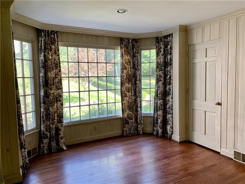 2 Farmhill Road Sewickley, PA 15143 - Photo 9 of 25 Cozy Den or Office has bookcases and bay window.