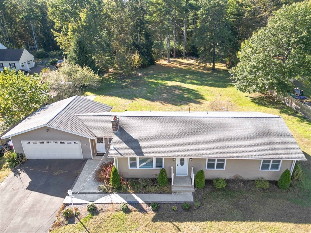 124 Lake Street Bellingham, MA 02019 - Photo 28 of 39 an aerial view of house with yard