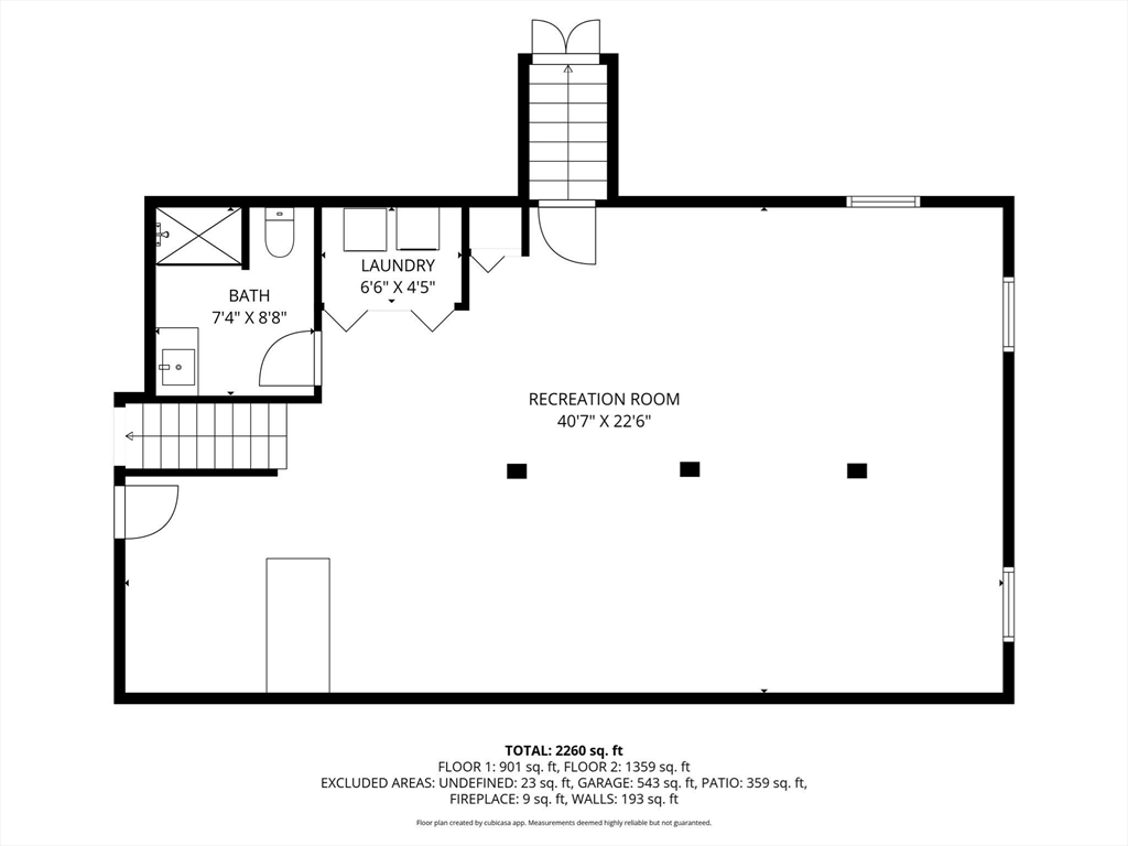 124 Lake Street Bellingham, MA 02019 - Photo 37 of 39 a picture of a floor plan