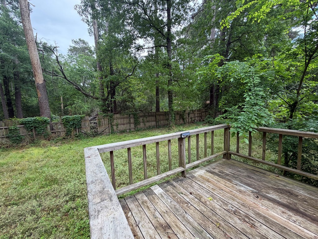 86 Whippoorwill Lane Trinity, TX 75862 - Photo 7 of 47 a view of balcony with deck and yard