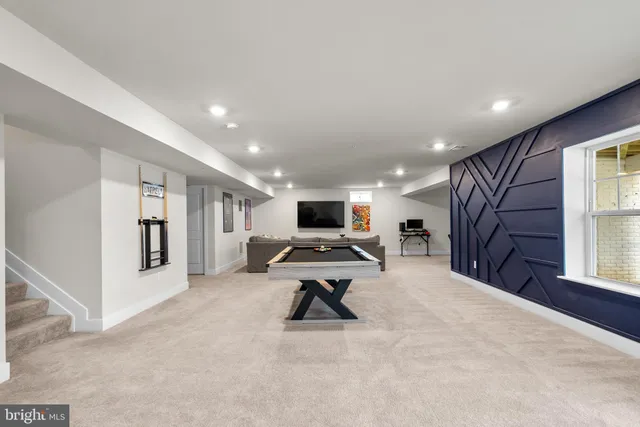 a view of barbeque area with seating