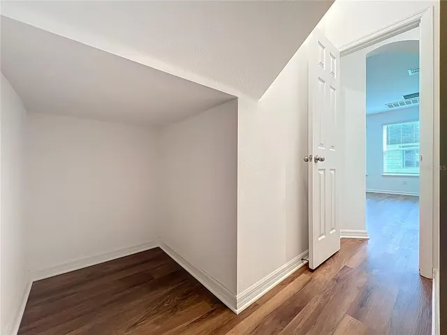 wooden floor in an empty room