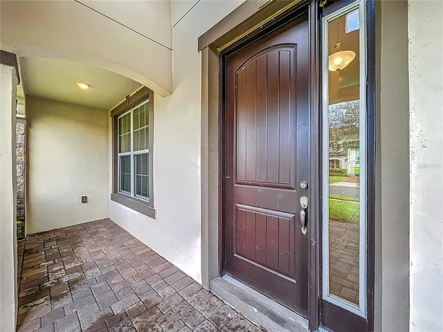a view of an entryway of the house