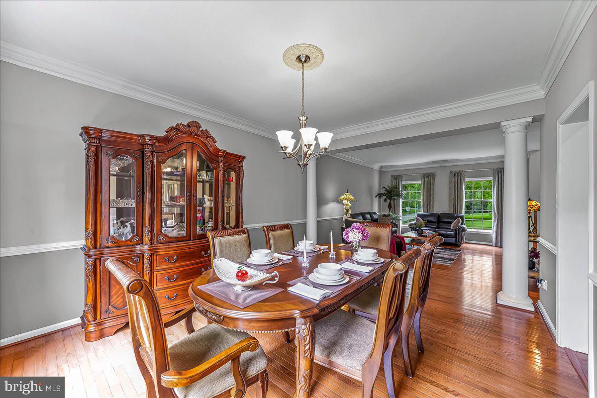 408 Brentford Road Kennett Square, PA 19348 - Photo 7 of 41 a view of a dining room with furniture window and wooden floor