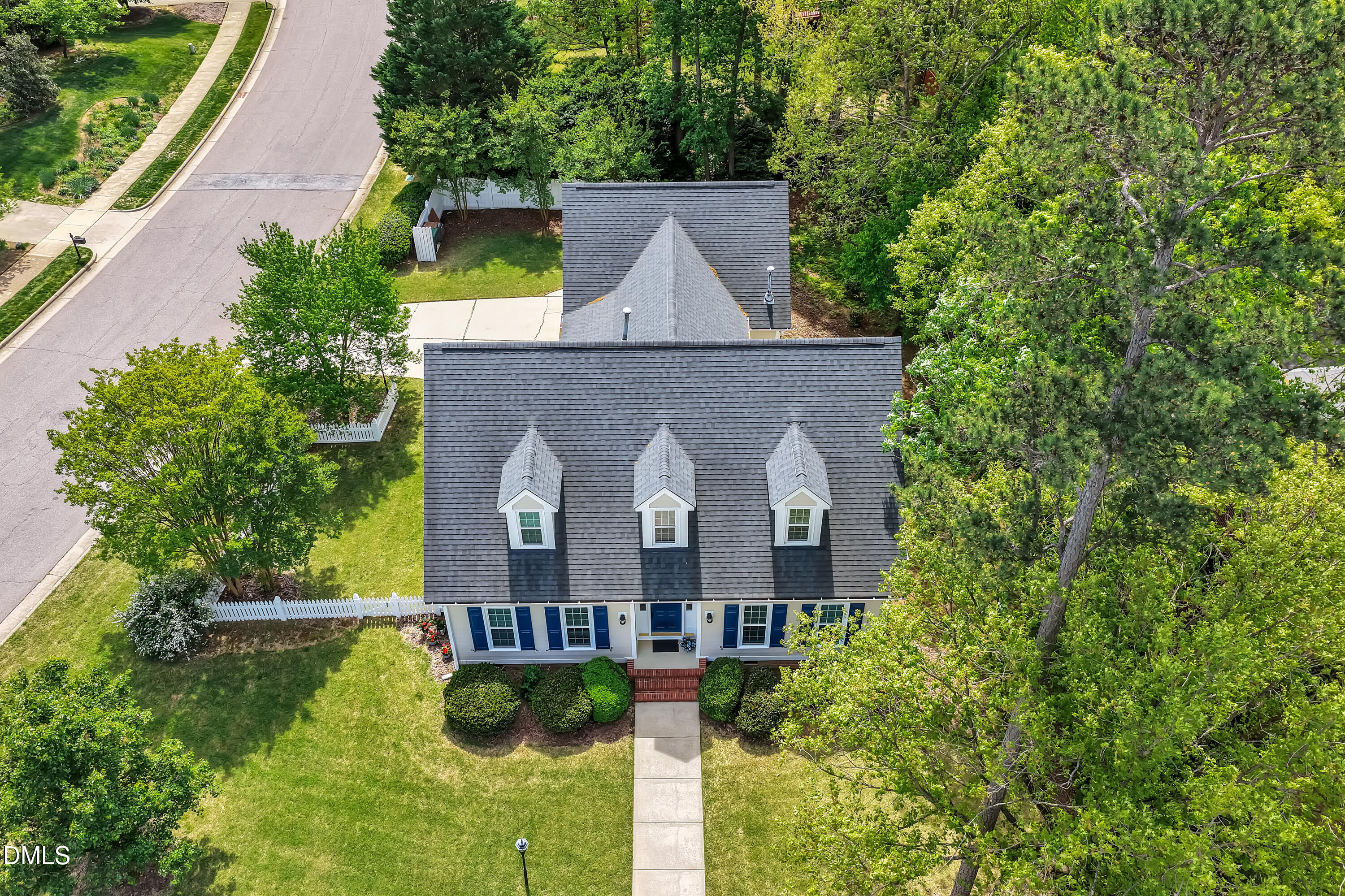 101 Sandy Hook Way Cary, NC 27513 - Photo 2 of 40 a aerial view of a house with swimming pool next to a yard