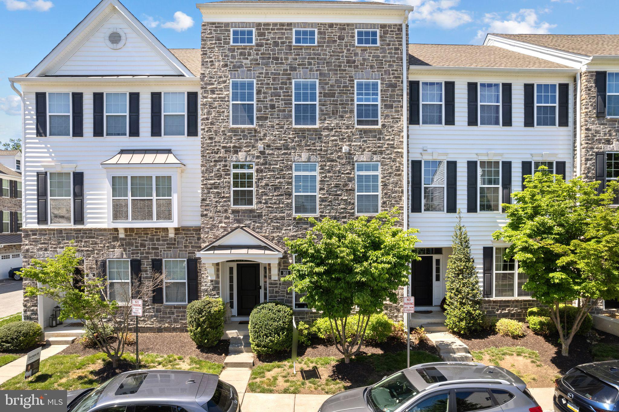 103 Murray Lane Media, PA 19063 - Photo 1 of 31 Charming stone-front townhouse exterior.