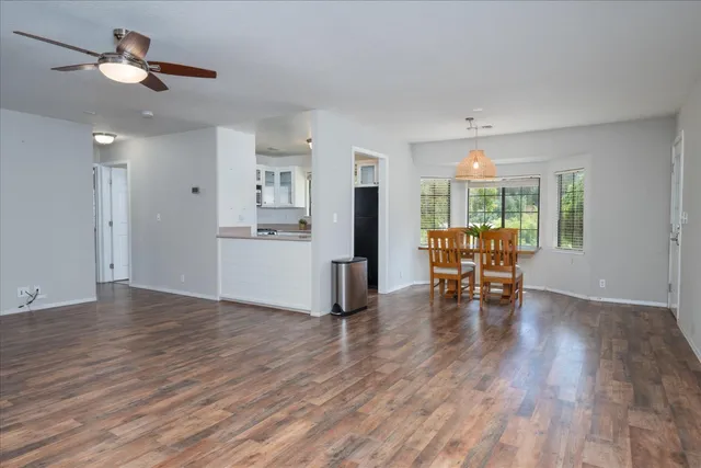 an aerial view of residential house with outdoor space