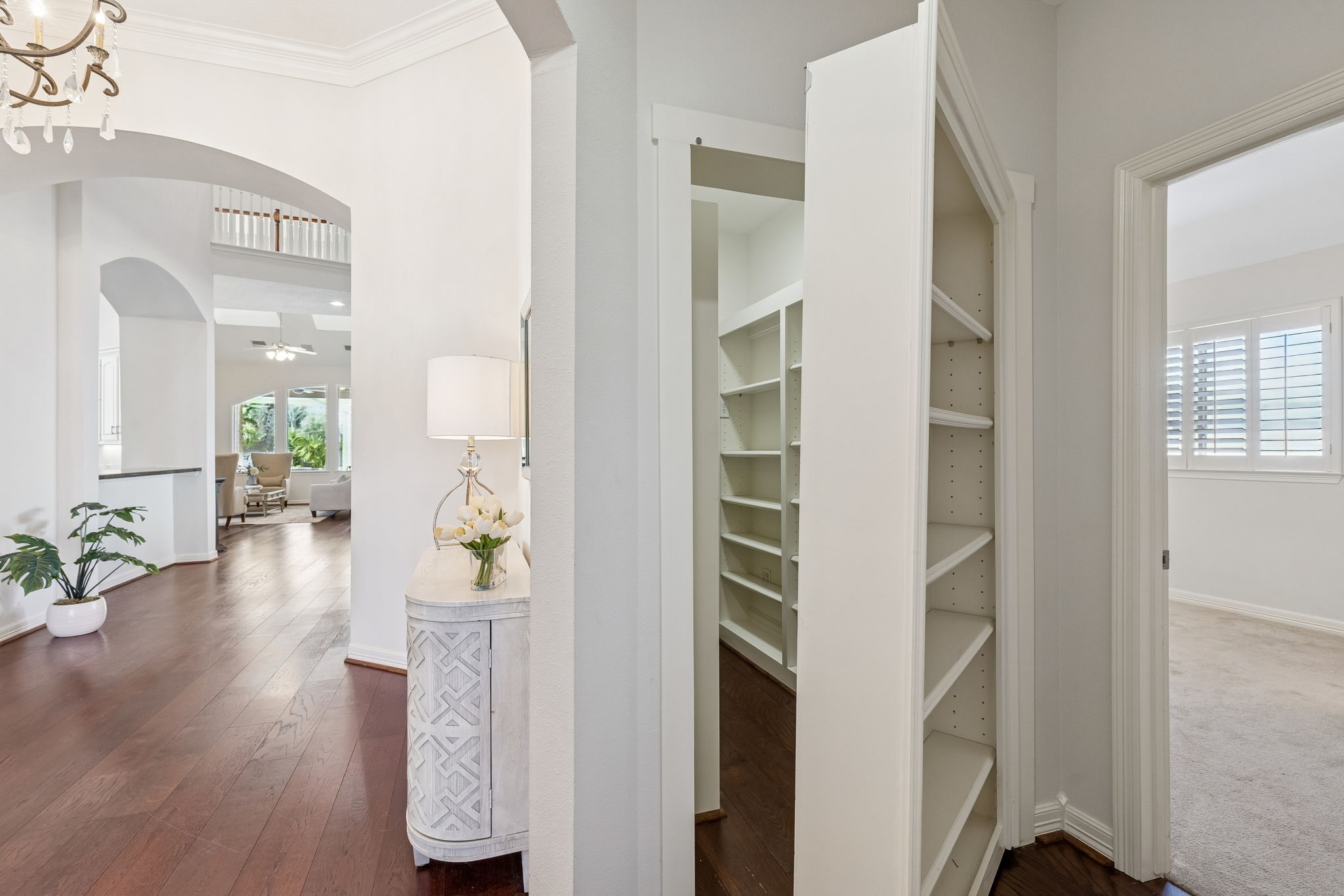 2202 Britton Ridge Drive Katy, TX 77494 - Photo 22 of 41 To the right of the entry, a hidden room offers a flexible space that works well as a walk-in closet or extra storage area.