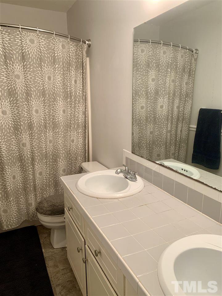 816 Patrick Road Bahama, NC 27503 - Photo 12 of 20 a bathroom with a sink and a mirror