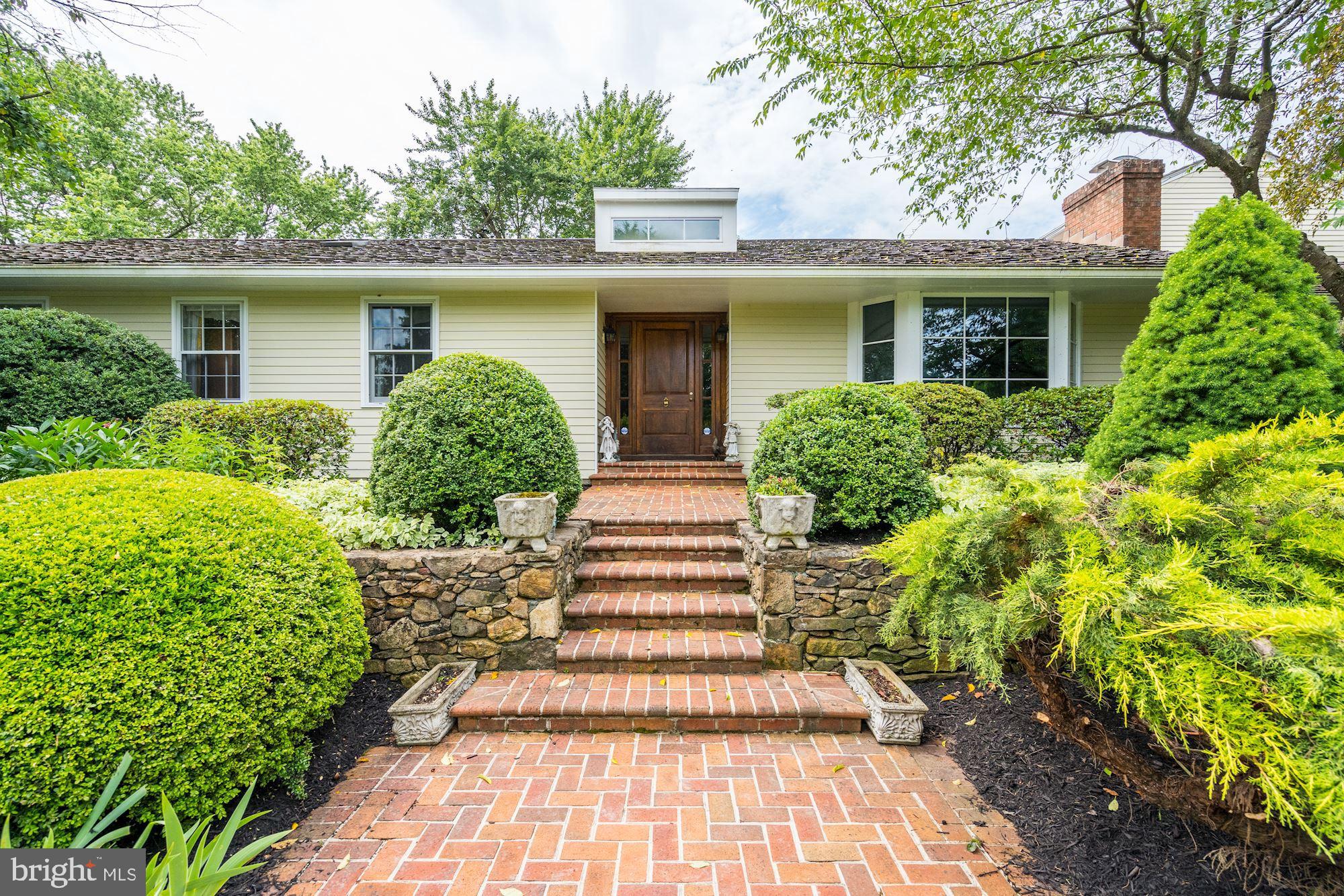 1327 Rokeby Road Upperville, VA 20184 - Photo 3 of 76 Red Brick walkway to the front door