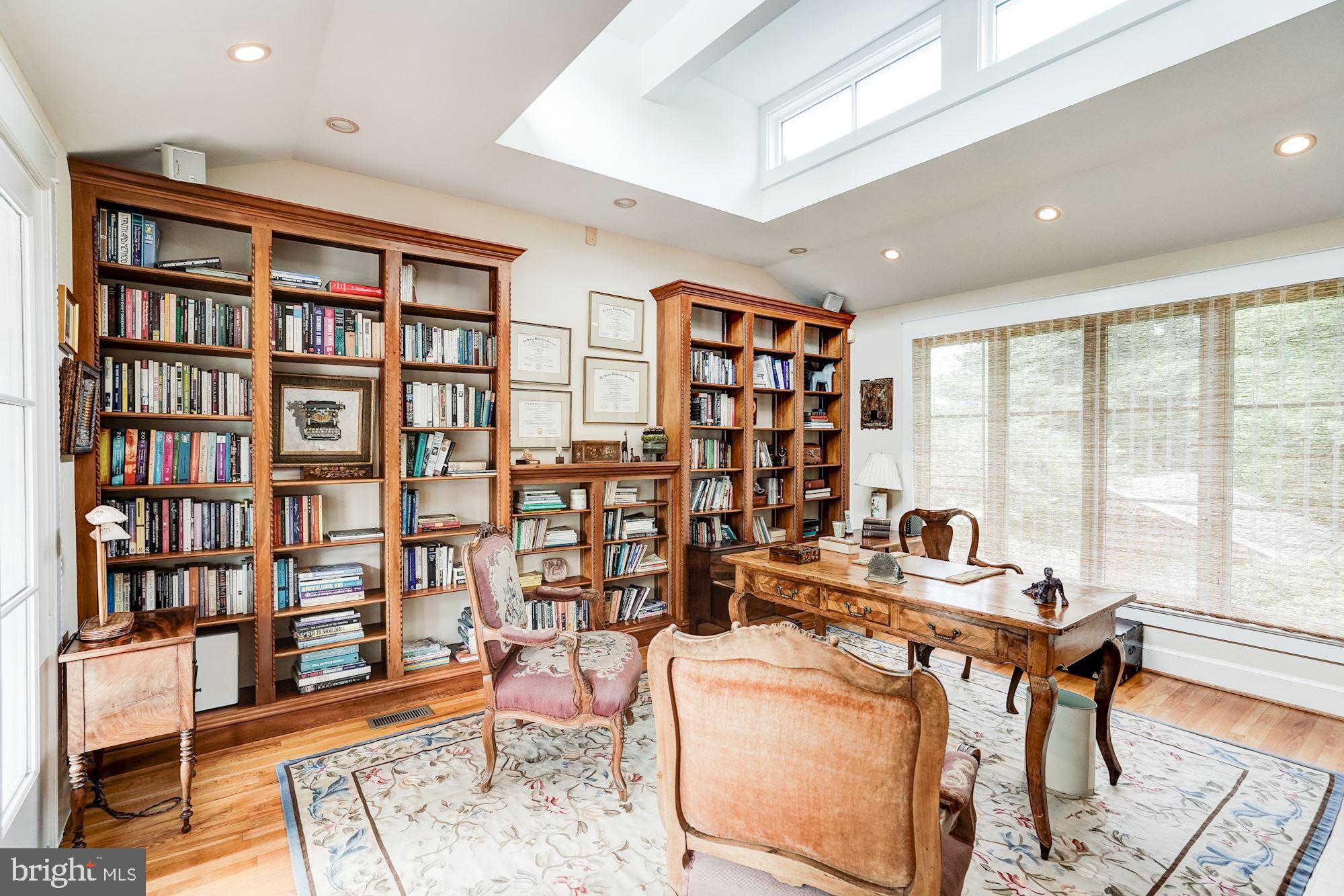 1327 Rokeby Road Upperville, VA 20184 - Photo 35 of 76 Office has one wall of built-in book shelves