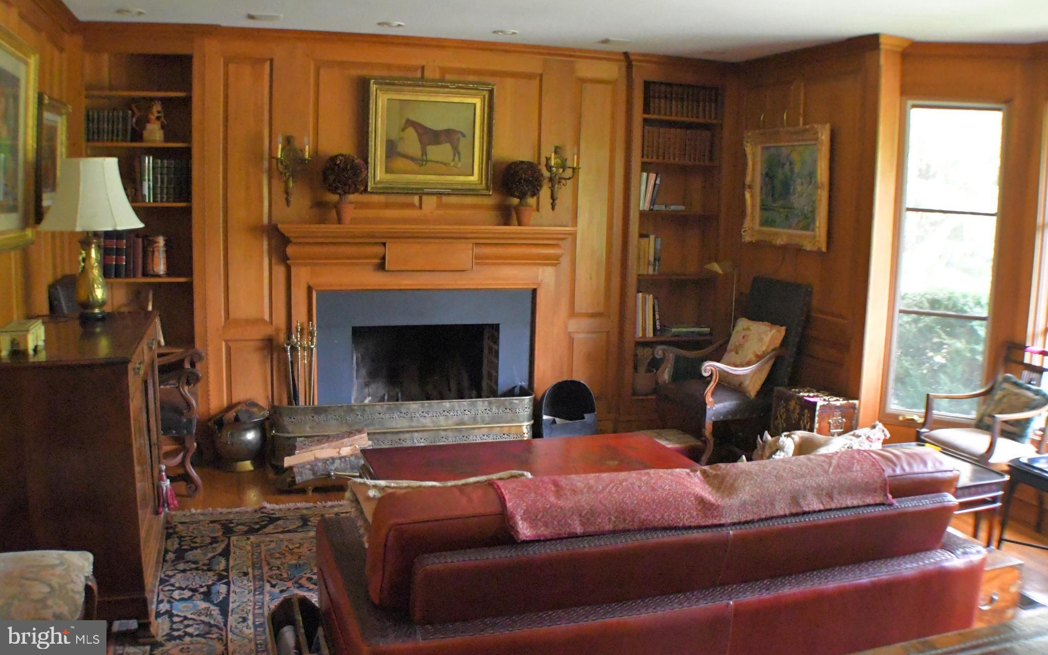 1327 Rokeby Road Upperville, VA 20184 - Photo 40 of 76 Lovely den with wood-burning fireplace