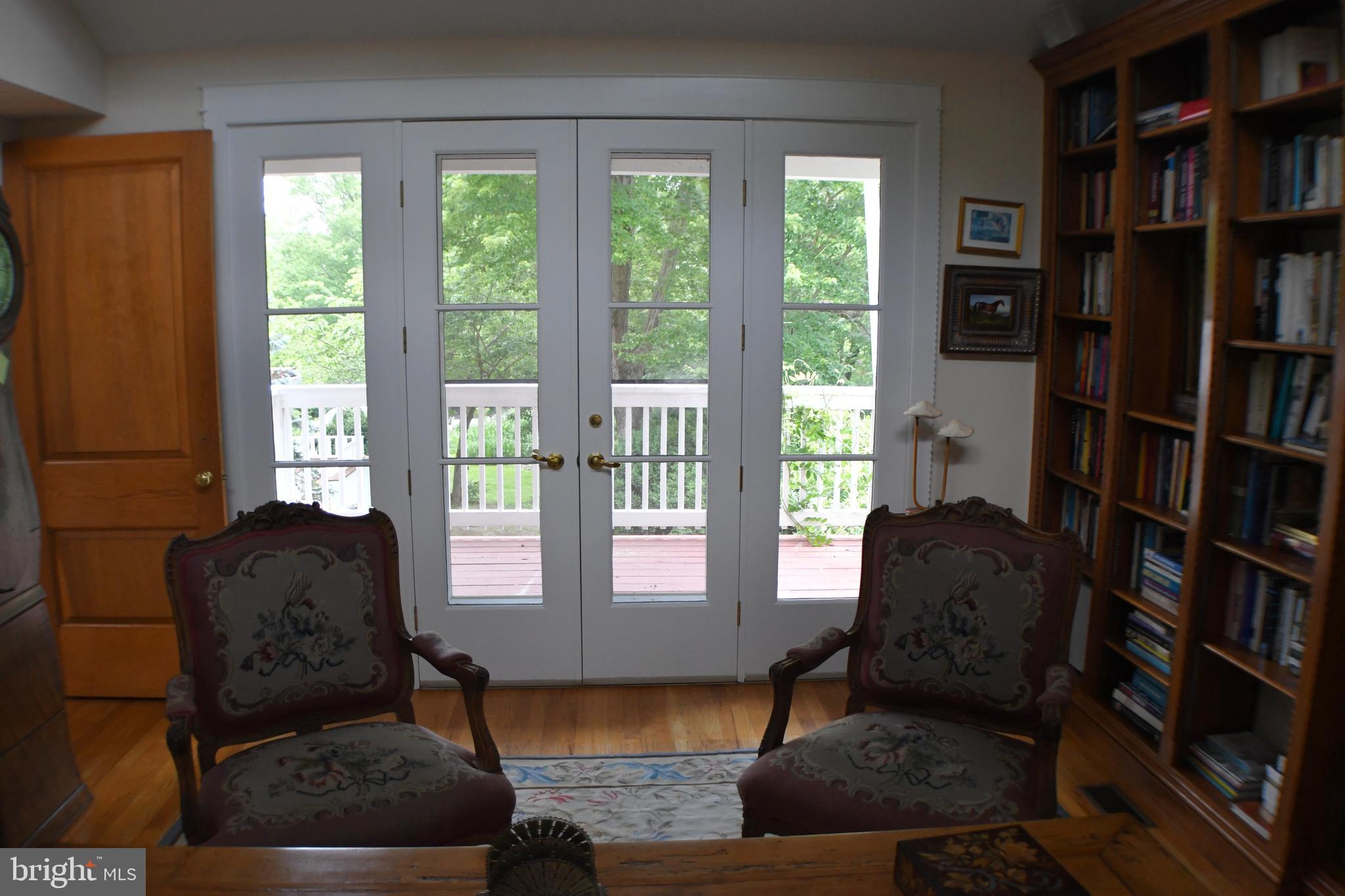 1327 Rokeby Road Upperville, VA 20184 - Photo 46 of 76 Balcony and roof deck access in office