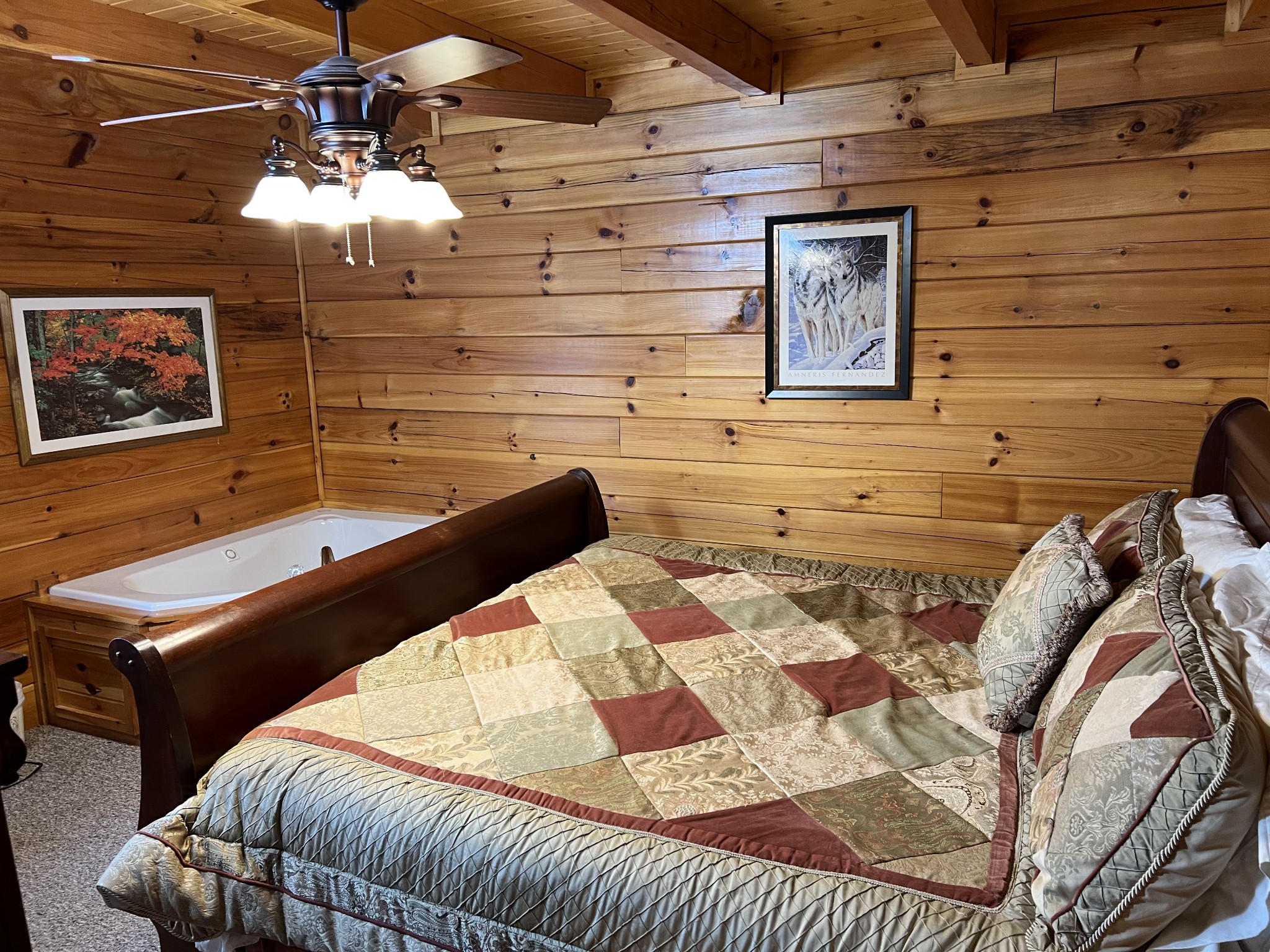 1724 Bluff Ridge Road Sevierville, TN 37876 - Photo 25 of 29 a bed room with a bed