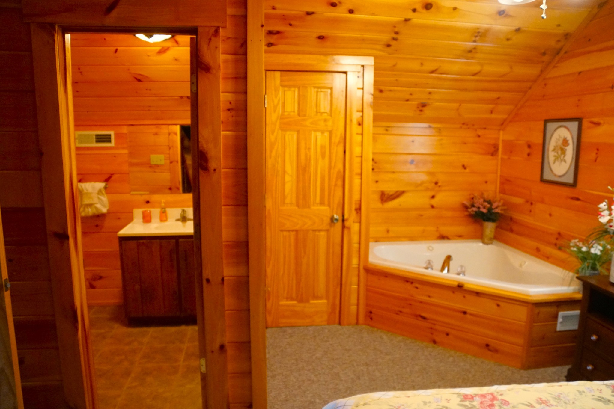 1724 Bluff Ridge Road Sevierville, TN 37876 - Photo 27 of 29 a bathroom with a tub and shower