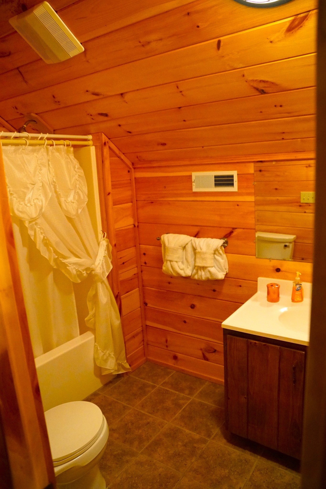 1724 Bluff Ridge Road Sevierville, TN 37876 - Photo 28 of 29 a bathroom with a toilet and a shower