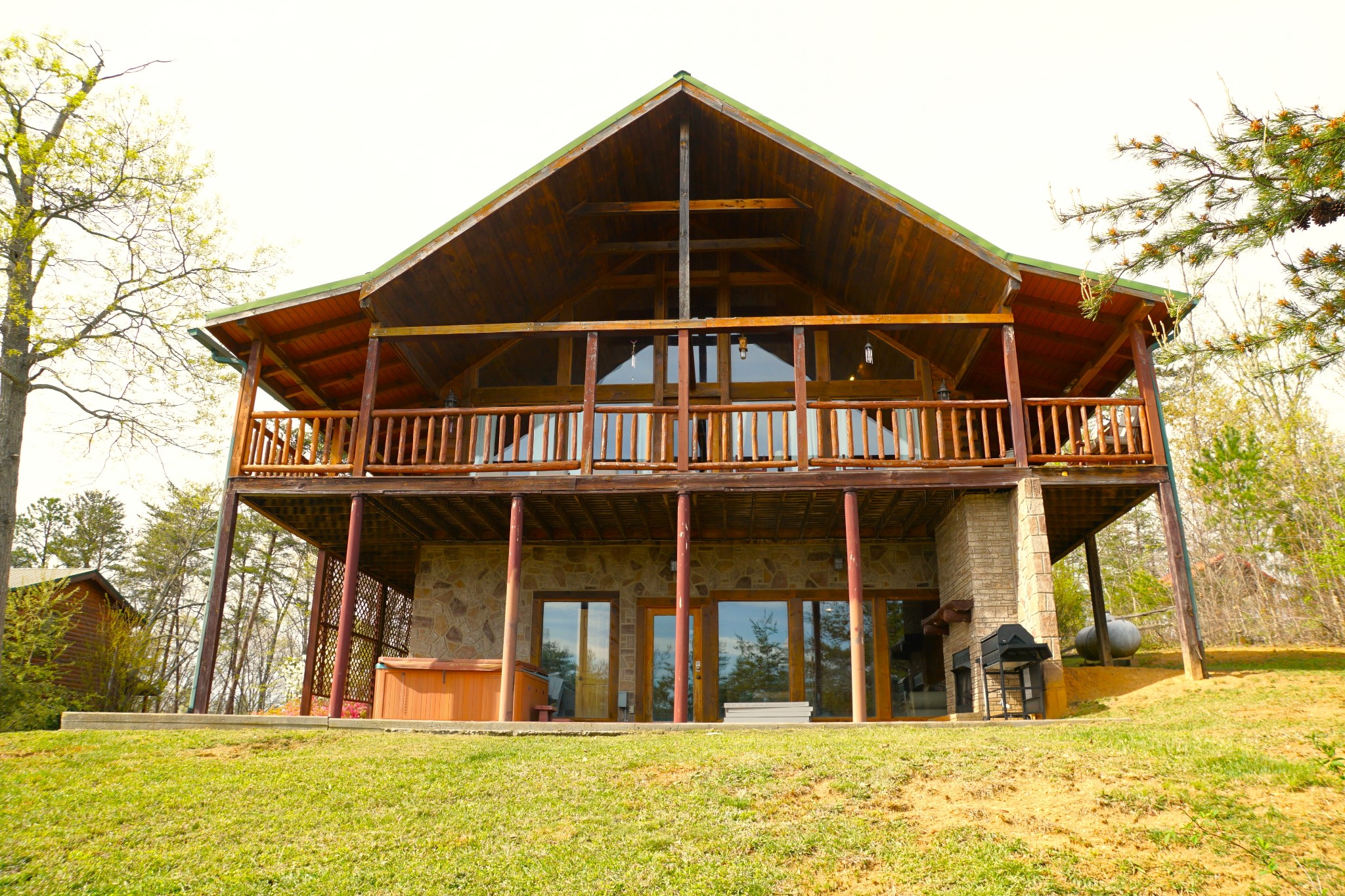 1724 Bluff Ridge Road Sevierville, TN 37876 - Photo 3 of 29 a front view of a house with a yard