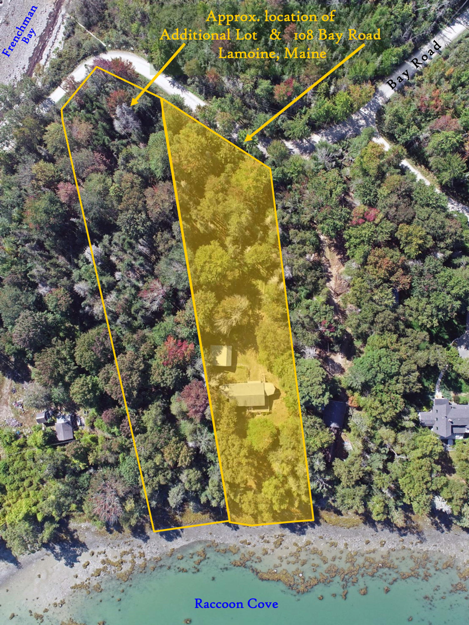 108 Bay Road Lamoine, ME 04605 - Photo 3 of 48 aerial 2