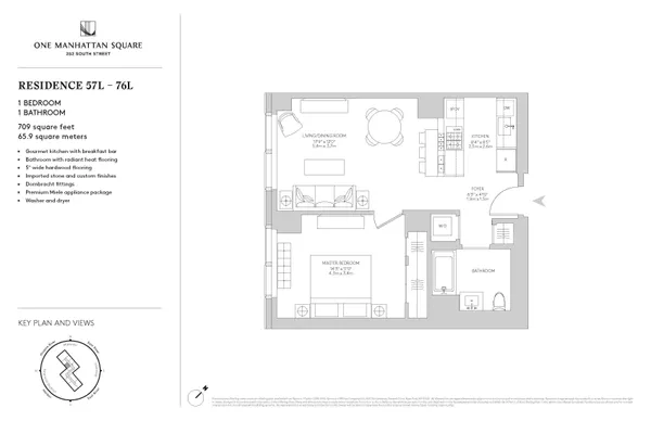 $6,650 | 252 South Street, Unit 75L | Two Bridges