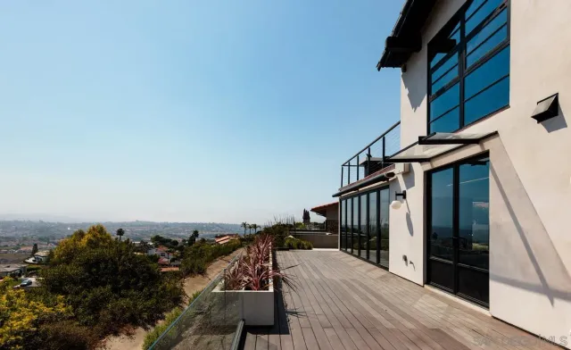 a view of balcony and patio