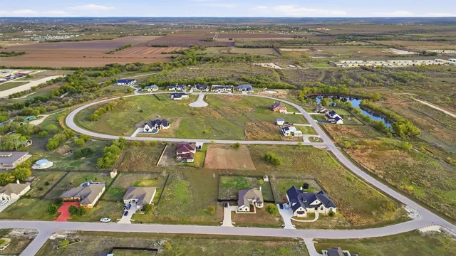 an aerial view of swimming pool with a mountain view