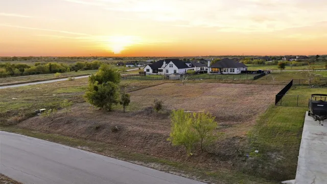 a view of a lake with houses