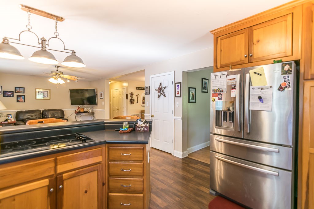 1283 Union Church Road Churchville, VA 24421 - Photo 18 of 50 a kitchen with stainless steel appliances a refrigerator and a stove