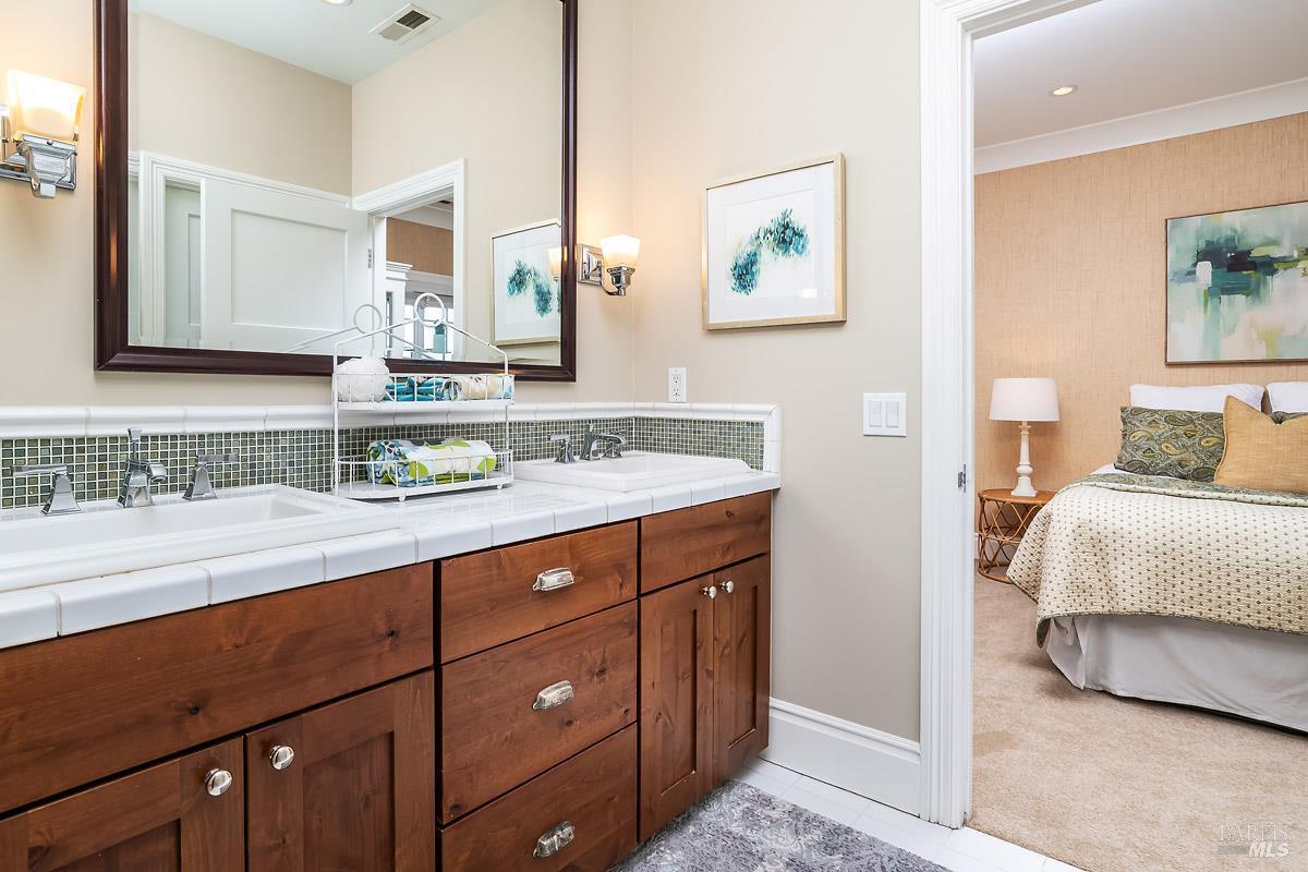 56 Mooring Road San Rafael, CA 94901 - Photo 21 of 45 Jack and Jill bathroom