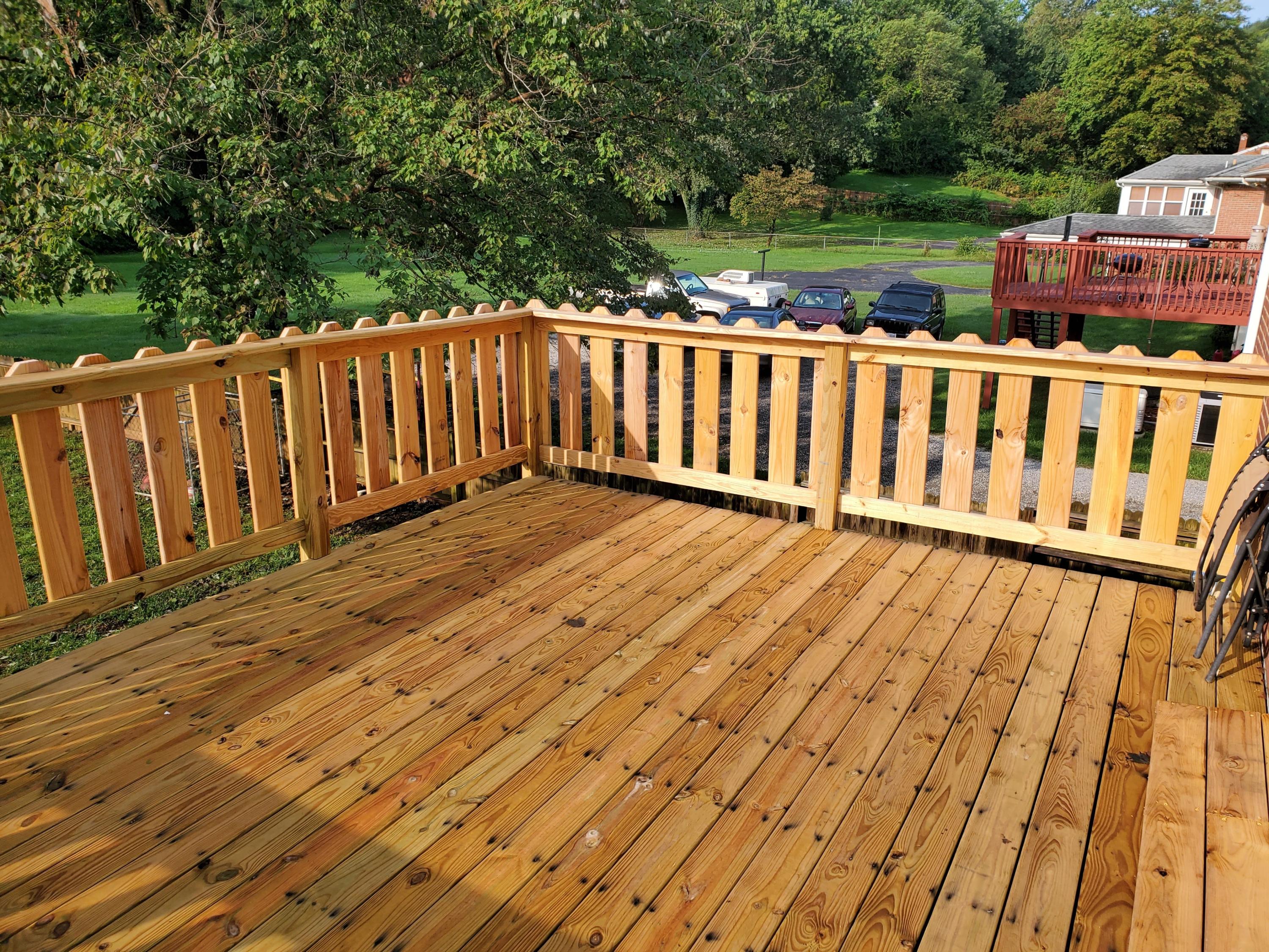 5308 Grandin Rd Extension Roanoke, VA 24018 - Photo 24 of 30 Back Deck