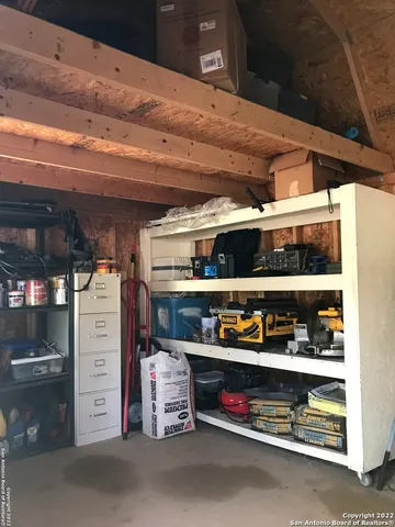 a view of a house with a large window