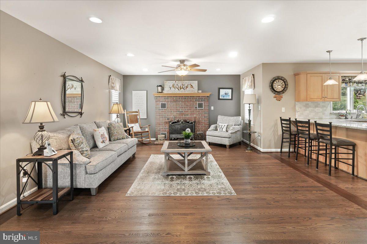 28620 Clarksburg Road Damascus, MD 20872 - Photo 11 of 79 Brick Wood Burning Fireplace!