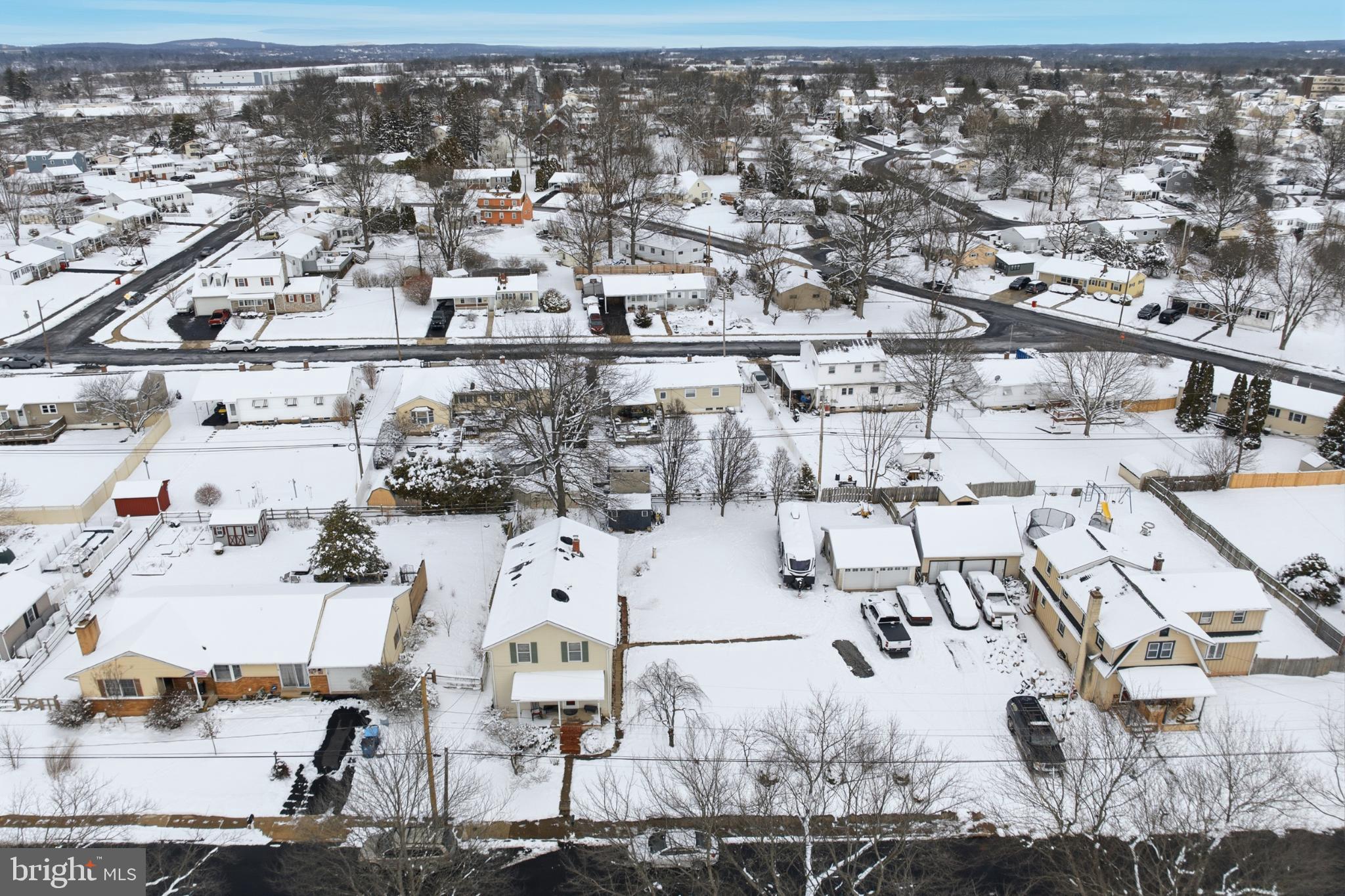 301 North 3rd Street Telford, PA 18969 - Photo 36 of 47 Snow-covered suburban landscape in winter.