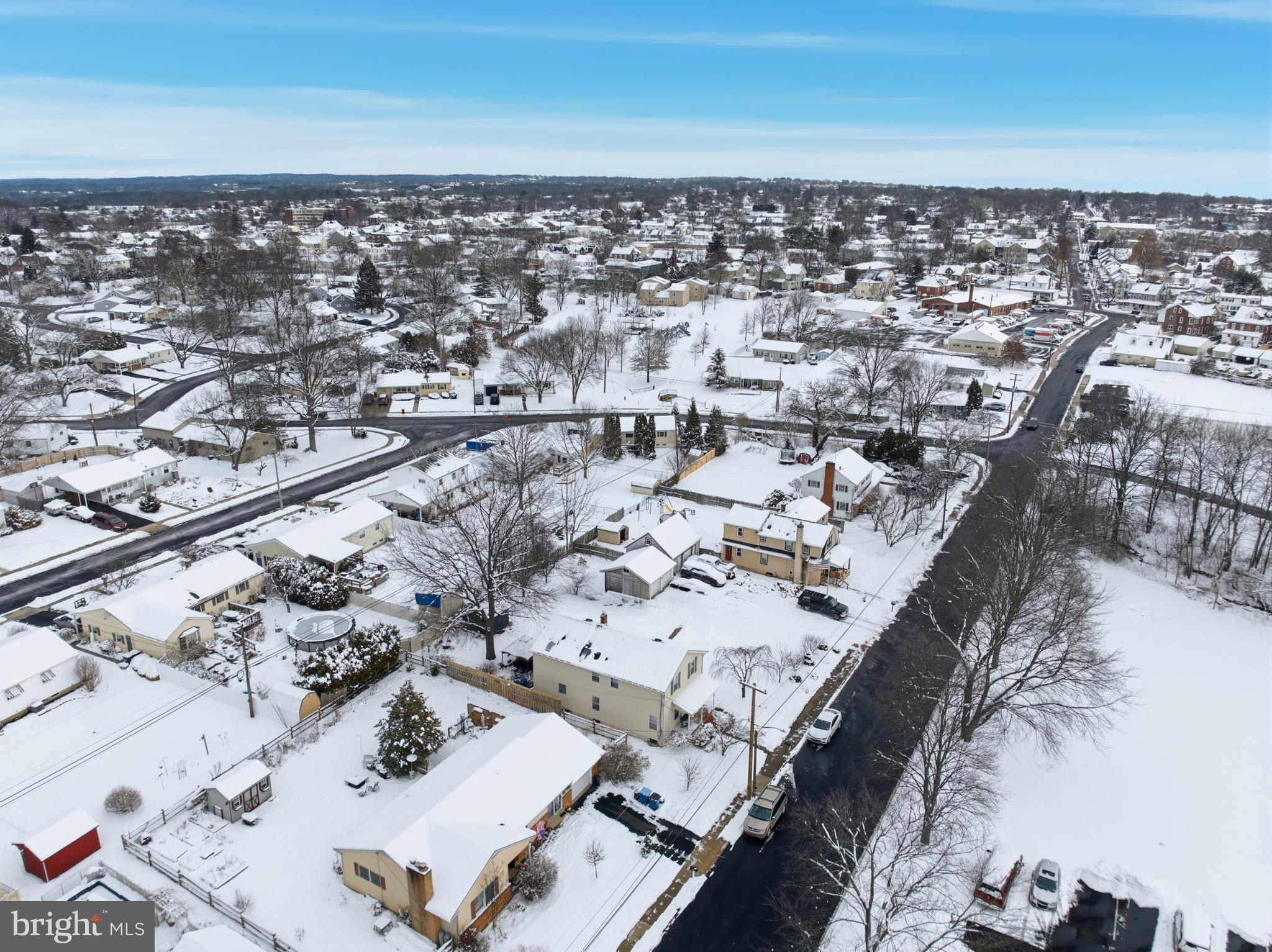 301 North 3rd Street Telford, PA 18969 - Photo 38 of 47 Winter's Embrace: A Snow-Covered Neighborhood