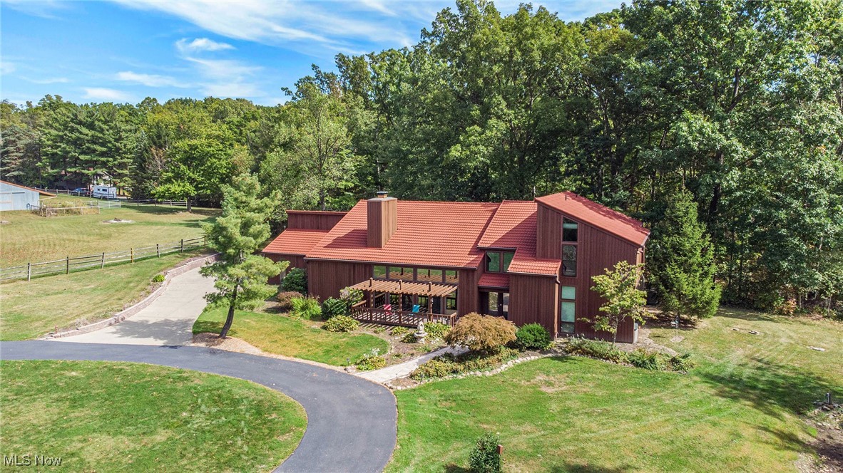 3085 Hamlin Road Medina, OH 44256 - Photo 47 of 50 View from above of property featuring a heavily wooded area