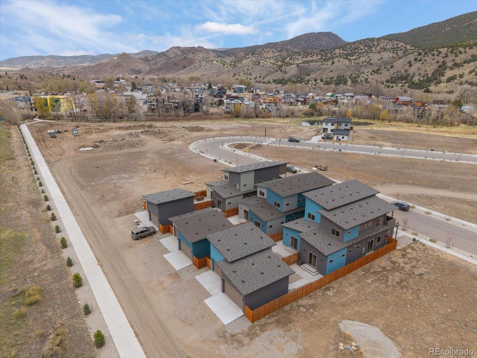 128 Southside Loop Salida, CO 81201 - Photo 19 of 20 an aerial view of a house with a mountain