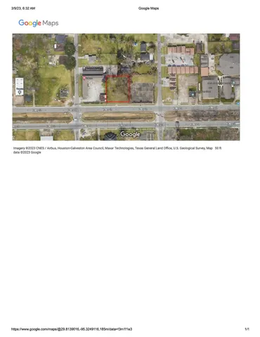 a view of a city from a yard