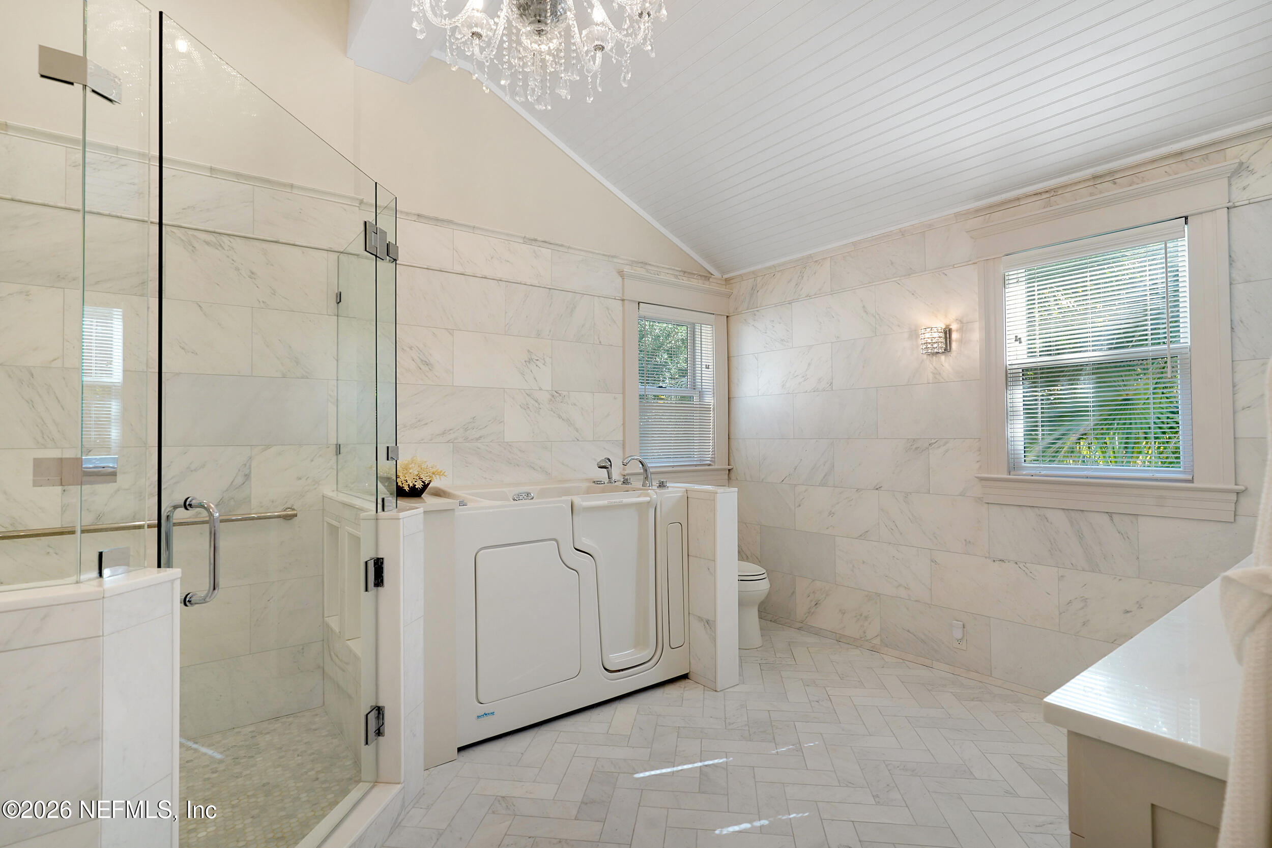 290 St George Street, Unit A St. Augustine, FL 32084 - Photo 23 of 32 a bathroom with a shower