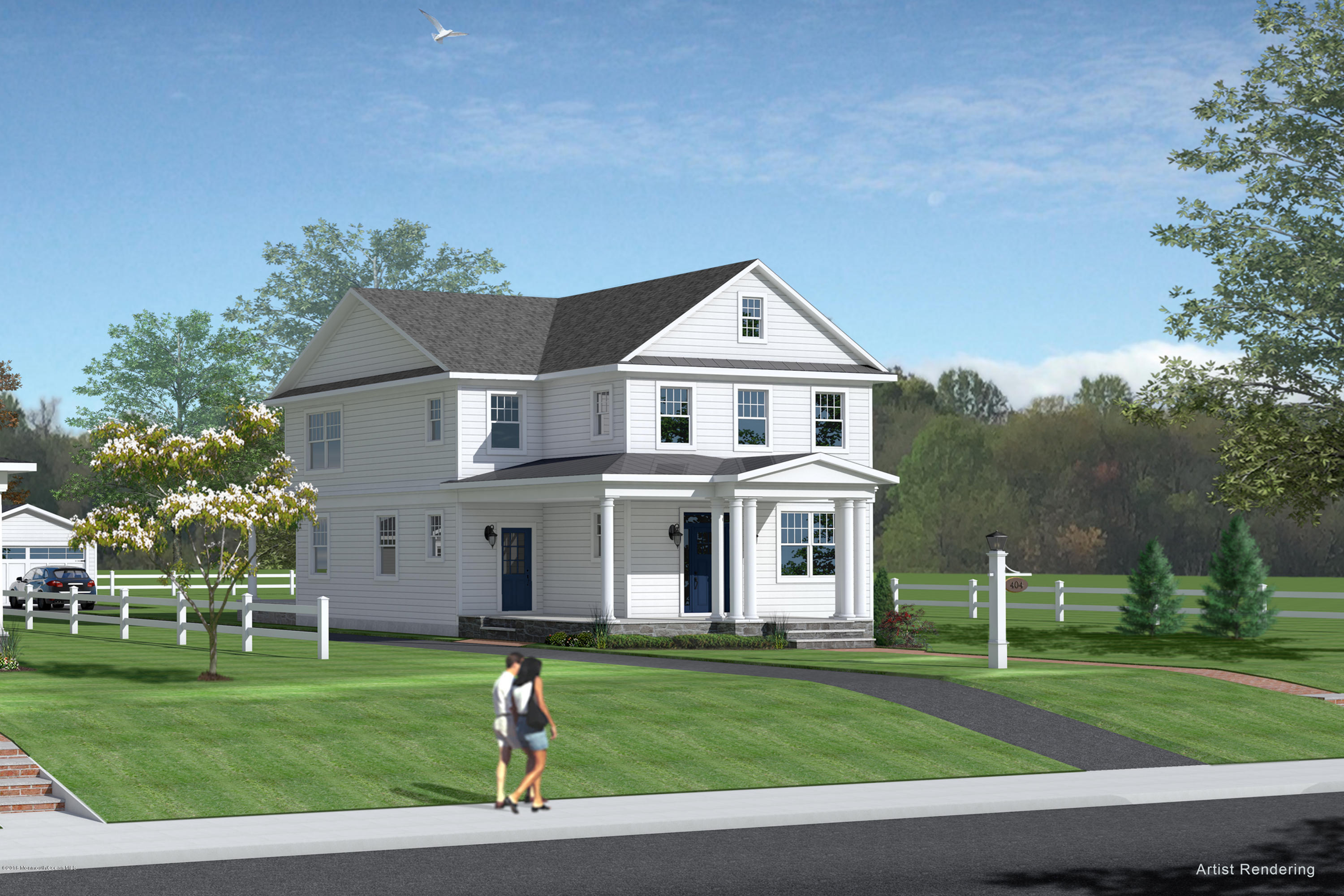 404 River Road Fair Haven, NJ 07704 - Photo 1 of 1 a front view of a house with a yard
